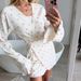 Aria Basics New Autumn/Winter Knitted Ribbed Floral Print Tie-Up Robe, Soft Skin-Friendly Home Wear For Women 2025, European And_ecoleips.com
