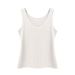 2025 Summer New Linen Thin Women Snowflake Cotton Camisole Sleeveless Top Korean Style Hot Girl Trend_ecoleips.com