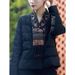 girl New Chinese Short Down Jacket For Women Winter National Style Retro Embroidery V-neck Padded Thickened Warm Cotton Coat_ecoleips.com