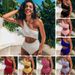 Women's Clothing Sexy Bikini Swimsuit Women's One Shoulder One Piece High Waist Solid Color Bikini_ecoleips.com