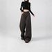Winter New Fleece-Lined Thickened Denim For Women American Style High Waist Leopard Print Warm Loose Wide-Leg_ecoleips.com