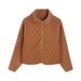 Flash Fleece New Autumn And Winter Women's Cardigan Zipper Long-sleeved Plush Splicing Jacket_ecoleips.com