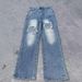 Authentic Wide-leg Jeans Imported From Thailand, High-waisted, Rust-colored, Vintage-style Women's Jeans_ecoleips.com