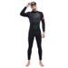 Aria Basics 5MM Fleece-lined Warm One-piece Long-sleeve Diving Suit For Winter Swimming, Deep Snorkeling, And Surfing_ecoleips.com
