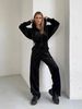 Women's Clothing Autumn And Winter Women's Solid Color Hooded Casual Zipper Sports Velvet Jacket Pants Suit_ecoleips.com