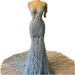 Women’s Clothing new long fishtail evening dress adult ceremony host evening dress sexy V neck slim dress_ecoleips.com