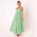 2026 Spring/Summer Striped Strapless Backless Dress With Wide Skirt-88111_ecoleips.com