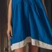 Summer Halter Neck Deep V Dress Women's Loose Beach Clothing Color Block Cotton Linen a Line Mini Skirt European American Style_ecoleips.com
