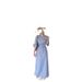 French-style Vintage For Women, Early Autumn Gentle Style, High-end Elegance, Waist-cinching, Slimming Long Dress_ecoleips.com