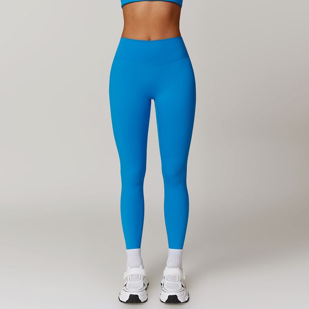 Women's Clothing Quick Drying Tight Yoga Pants Sanded Tummy Lifting High Waisted Fitness Pants_ecoleips.com