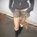 Women’s Clothing Retro Hot Girl Street Denim Shorts Washed Leopard Print Strappy Hot Pants Low Waist Slim Denim Shorts Ins_ecoleips.com