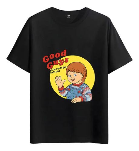 Women's T-Shirts Tshirt Muscle Freaks Good Guys Chucky Style T-shirt_ecoleips.com