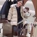 girl Girl Puff Milkshake For Women, Mid-Length, New Winter Thickened Korean Style Hooded Warm White Duck Down Jacket_ecoleips.com