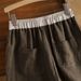 Suitable For All Seasons Mountain Tea Ripe Biwen Dyed Fine Cotton Linen Wide-Leg Loose Literary Casual Pants Women 2024 New Style_ecoleips.com