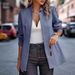 Women's Clothing Autumn And Winter Simple Fashion Casual Solid Color Suit Cardigan Jacket Women's Clothing_ecoleips.com