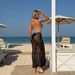 Lace-Up Bikini Set With Sheer Mesh Cover-Up – Sexy Adjustable Trio For Beach & Pool | Tummy Tie Detail & Removable Padding (S-L)_ecoleips.com
