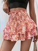 2025s 2025 Women's Summer New Fashion Printed Wide-Leg Shorts Loose Versatile Casual Pants_ecoleips.com
