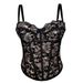Women's Clothing Hot Girl Black Lace Inner Straps High End Outer Wear Body Shaping Gathered Herringbone Bra_ecoleips.com