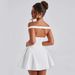 French Style European And American Hot-Selling Spring Summer Women's Clothing Solid Color Deep V Backless Fashion Party_ecoleips.com