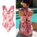 Sweet Floral Design One Piece Swimsuit Set New Swimwear For Women_ecoleips.com