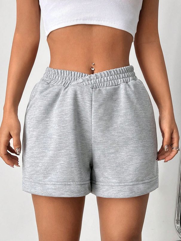 European And American Women's Fashion Versatile Holiday Leisure Sweater Shorts_ecoleips.com