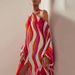 Women's Clothing Bikini New One Shoulder Striped Print High Waist Split Swimsuit Suit Female Cross Border Hot Style_ecoleips.com