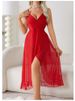 K New Sexy Lingerie Nightclub Sexy V-neck Backless Sleeveless Suspender Dress_ecoleips.com