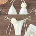 new Three Dimensional Flower Women's Swimsuit Bikini Suit Fashionable Sexy Cross Border Bikini Women_ecoleips.com