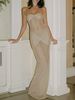 Women's Clothing Sexy See Through Mesh Sequin Dress Nightclub Evening Dress_ecoleips.com