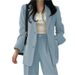 Women's Korean Style Blazer Jacket For Office Casual Wear, Slim Fit Design With Modern Tailoring, Versatile Staple For Spring And Autumn_ecoleips.com