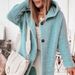 Women’s Clothing new hooded sweater with hood collar, elegant commuting loose cardigan, women's sweater, large size, women's clothing_ecoleips.com