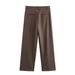 Women's Clothing Belt Straight Suit Jacket And Trousers_ecoleips.com