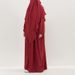 Verve Plus Size Women's New Robe Headscarf Set Spring And Autumn Sleeve Simple Loose Long Dress_ecoleips.com