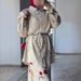 Women's Clothing Women's Lace Up Thin Long Skirt Casual Silky Two Piece Suit Flower Print Fashion_ecoleips.com