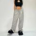 Women's Clothing Sports Pants Casual Pants Cotton Knitted Pants Spring And Autumn Solid Color Loose Sweatpants Hot Girl Street Dance_ecoleips.com
