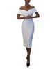 Women's Clothing Long Skirt Sexy Tube Top Short Sleeve Hip Dress _ecoleips.com