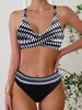 Women's Clothing New Plus Size Colorful Printed Bikini Set Triangle Skirt Two Piece Swimsuit For Women_ecoleips.com
