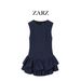 Women's Clothing Plaid Layered Embellishment Short Dress Versatile Spring/Autumn New Clothing_ecoleips.com