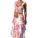 FD2069 2025 Spring/Summer New Women's Fashionable Elegant Printed Skirt And Tube Top Two-Piece Set_ecoleips.com