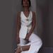 Women's Clothing Solid Color Sleeveless Slim Vest Temperament Commuter Pants Suit_ecoleips.com