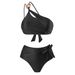 Bohemian Style Holiday New Suit Swimsuit Women Gem Jewelry Bikini Wrap Skirt Three Piece Suit European And American_ecoleips.com