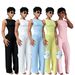 TW890 Women's Fashion Casual Two Piece Set Cross Border European American Style Irregular Vest Top with Solid Color Wide Leg Pants_ecoleips.com