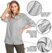 Women's Clothing Long Sleeve Sun Protection Shirt Quick Dry Outdoor Fishing Hiking Shirt_ecoleips.com