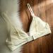 girl Kbra Milk Satin French Deep V Neck For Women Summer Strap Seamless Triangle Cup Small Chest Wireless Bra Thin_ecoleips.com