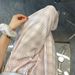 Comfortable Stripe Plaid Casual Pants Women High Waist Pajamas Girls’ Sleepwear Nightwear Wide Leg Baggy Home Pajama Students_ecoleips.com