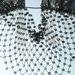 Women's Clothing Hollow Sexy Mesh Cutout Rhinestone Halter Top For Women - Stylish Lace-Up Design, Clubwear & Festival Outfit (Black, S/M/L)_ecoleips.com