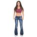 Women's Clothing Women's Jeans Tight Elastic Tassel Flared Pants Trousers Jeans Women's Trendy And Versatile_ecoleips.com