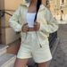 Foreign Trade European American Style Retro Casual Sweatshirt Women's With Zipper Pocket Cardigan And Home Leisure_ecoleips.com