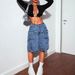 Women’s High Waisted Denim Cargo Bermuda Shorts, Casual Multi-Pocket Loose Jean Shorts, Y2K Streetwear For Daily Summer Outfits_ecoleips.com
