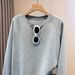 Women's Casual Two Piece Set Solid Color Crew Neck Drop Shoulder Long Sleeved Sweatshirt And Shorts Suitable for All Seasons_ecoleips.com
